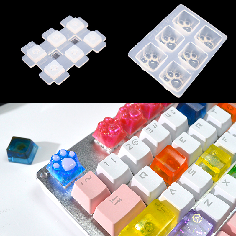 Resin Art Equipment - Anahtar Kap Reçine Kalıp Silikon Klavye