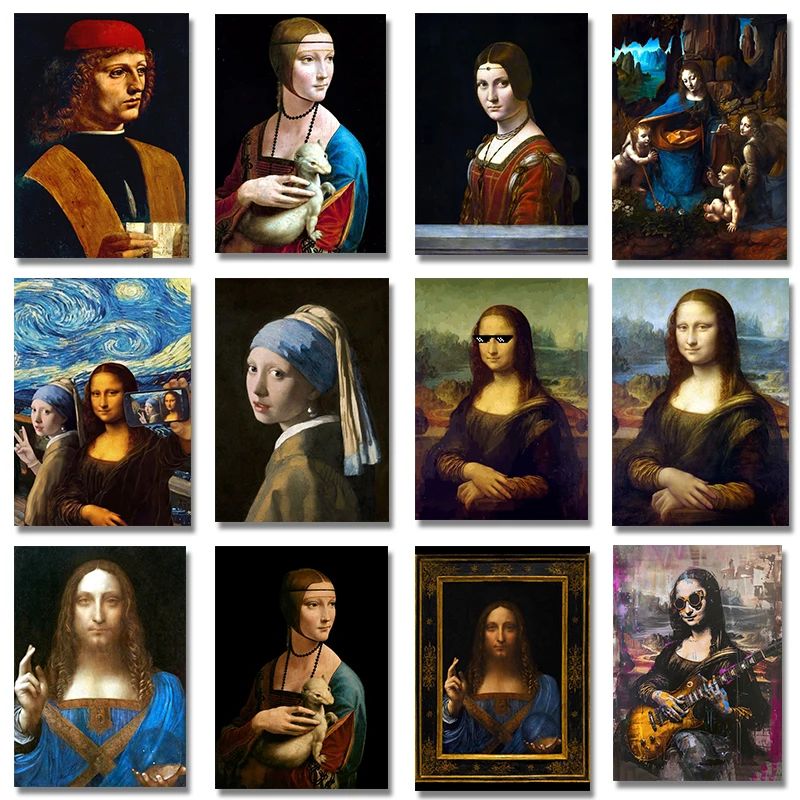 Resin Art Wallpaper - Leonardo Da Vinci Sanat Eseri Salvator