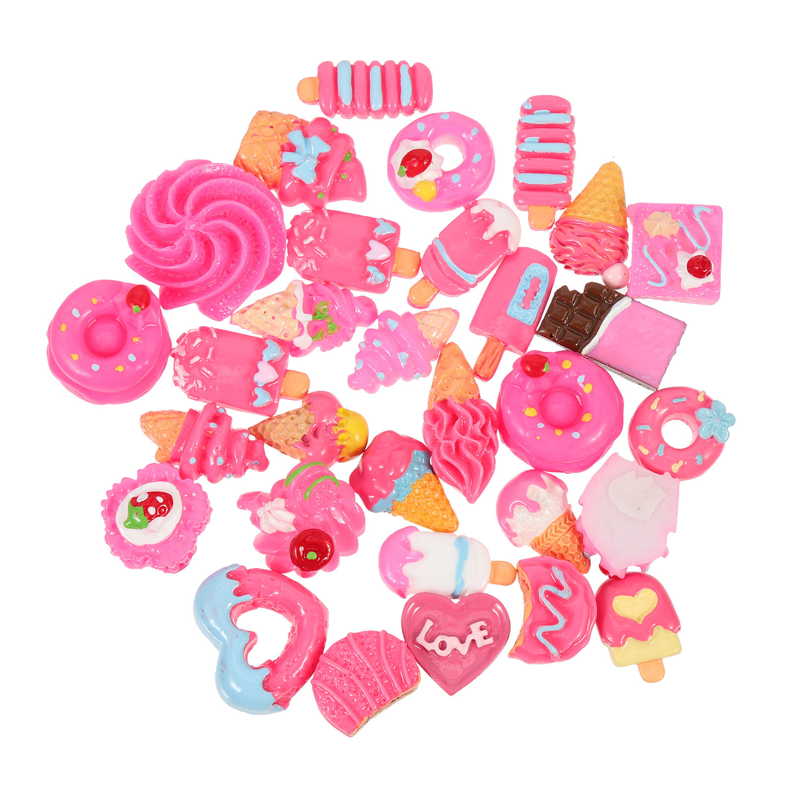 30 adet Kawaii tarzı, küçük bo - Resin Art Case incelemesi ve fiyatı